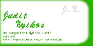 judit nyikos business card